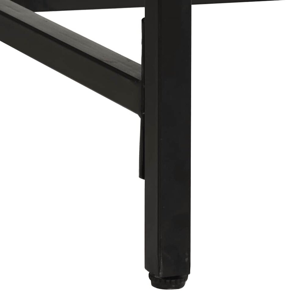 Eettafel Optima 220x90x75 cm massief hout ruw mangohout