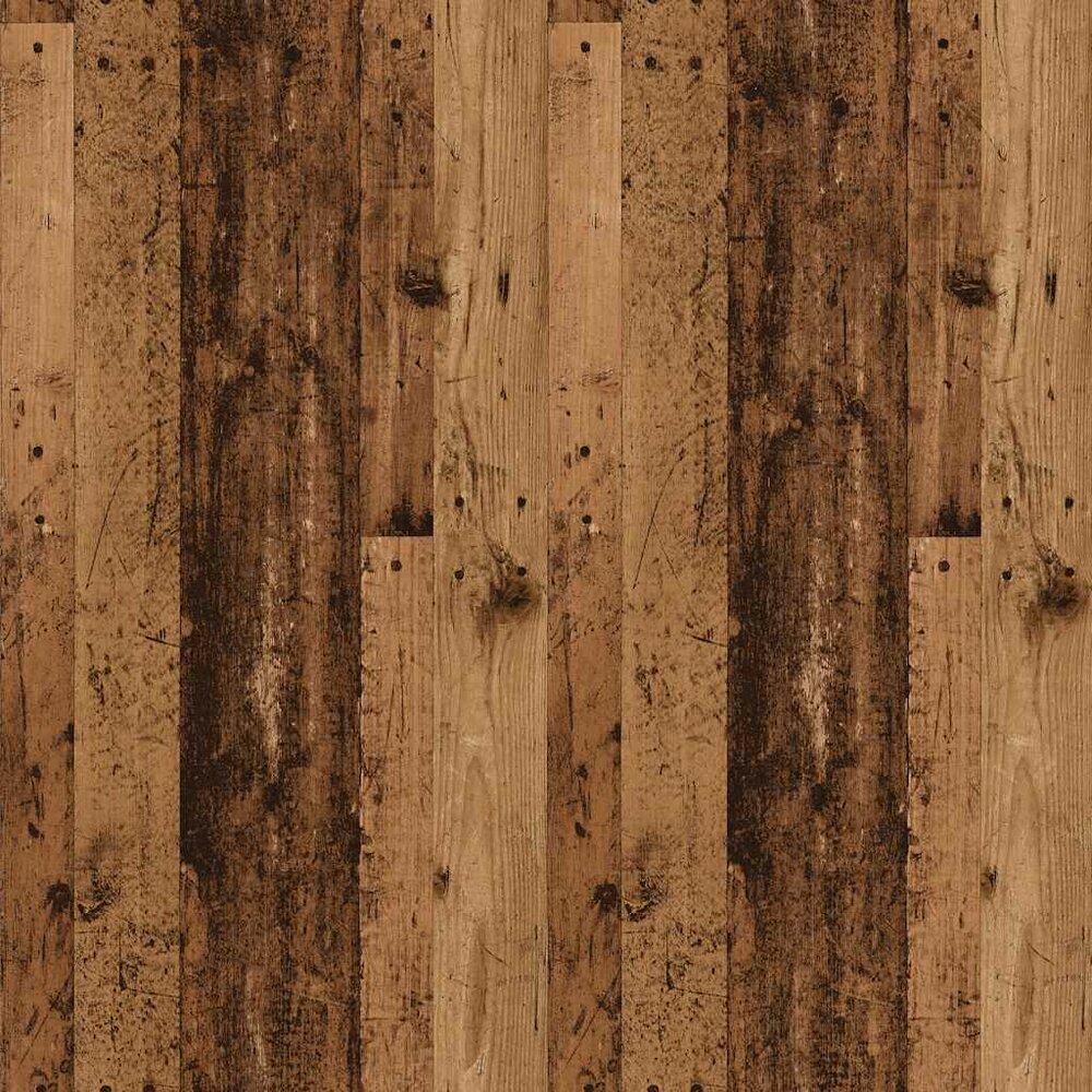 Boekenkast/kamerscherm 40x30x198 cm oud houtkleurig