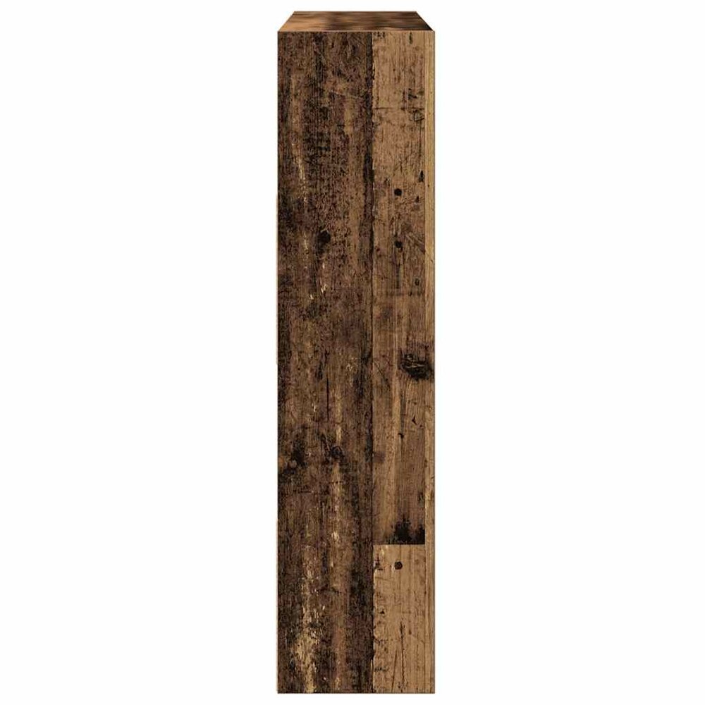 Boekenkast/kamerscherm Fox 105x24x102 cm oud houtkleurig