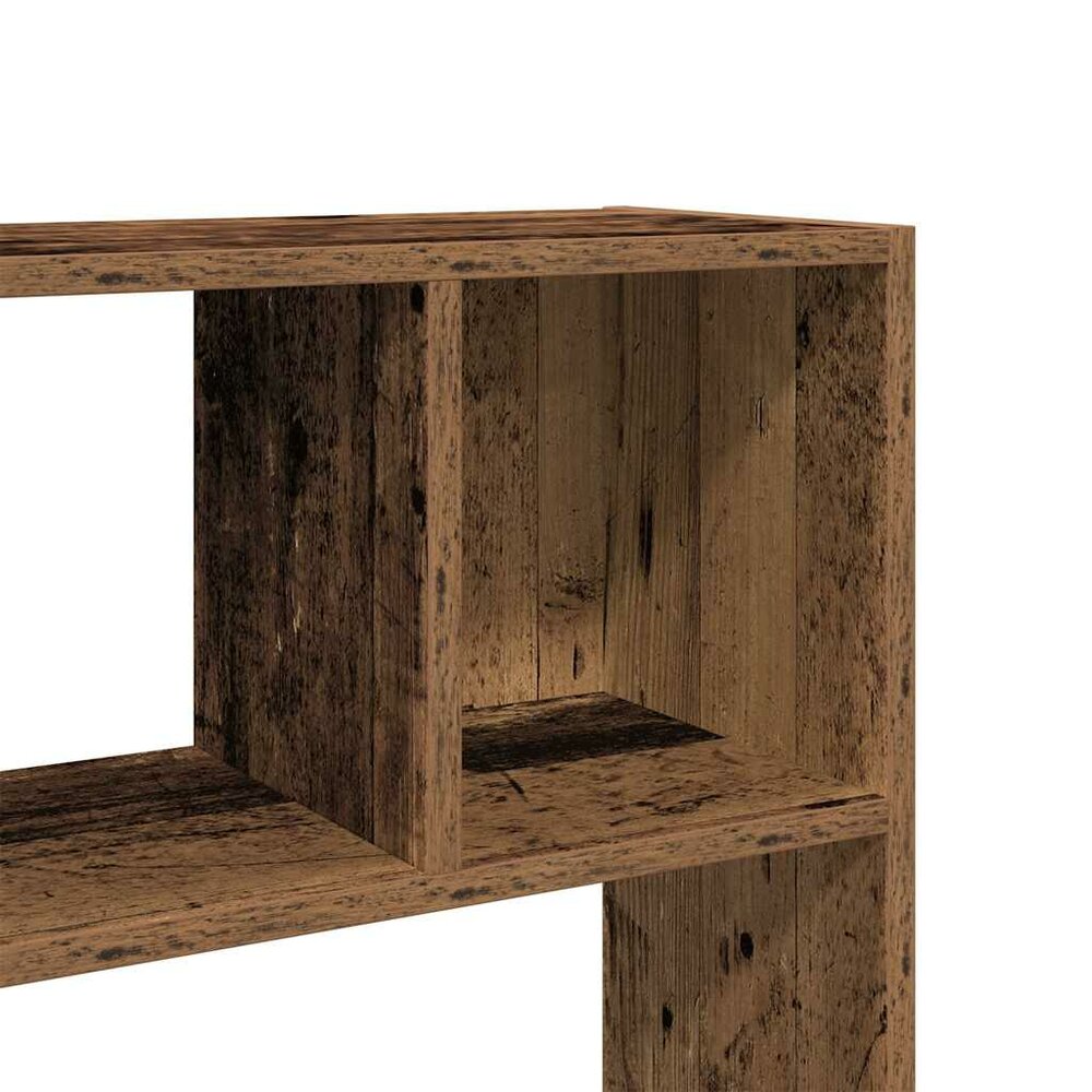 Boekenkast/kamerscherm Fox 105x24x102 cm oud houtkleurig