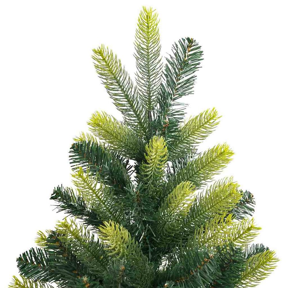 Kunstkerstboom groen met rode ballen 150 LEDs Groen 150 cm