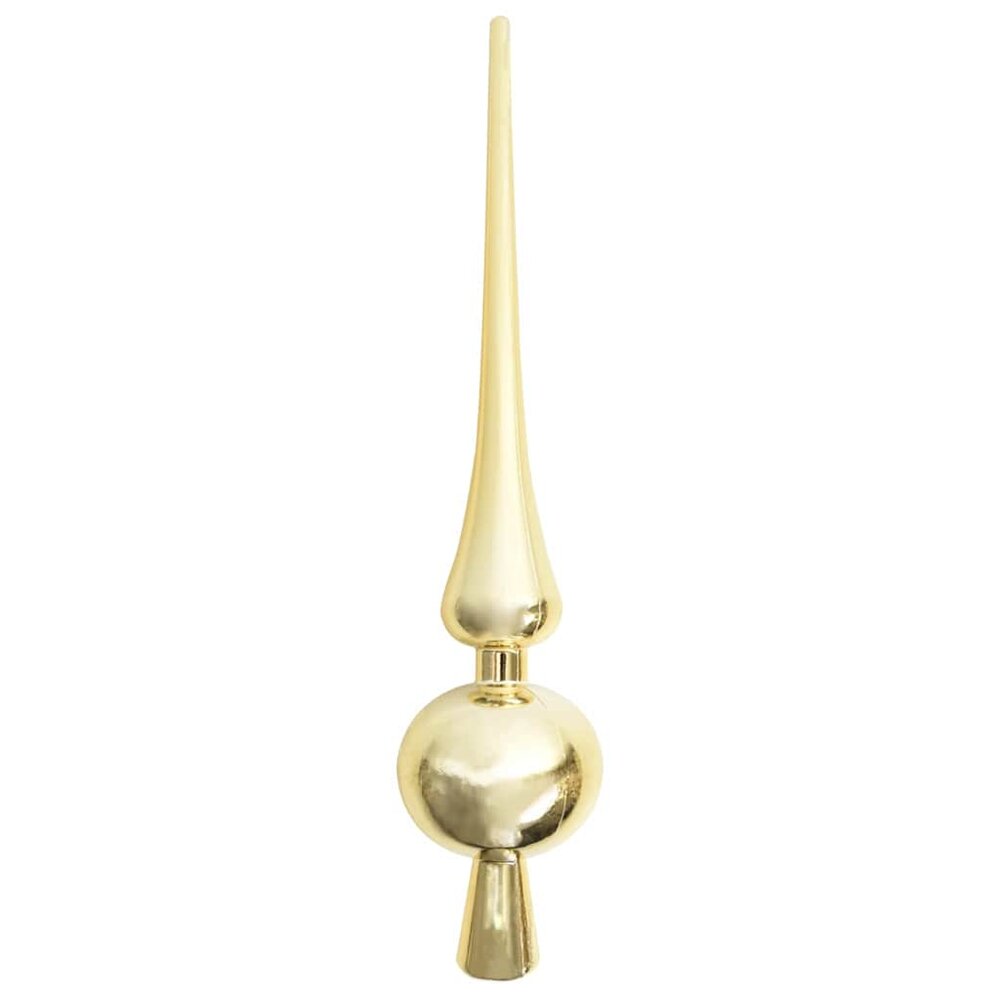 Kunstkerstboom wit met gouden ballen en 300 LED met standaard Wit 300 cm