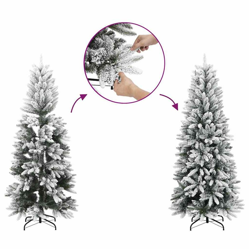 Kunstkerstboom wit met gouden ballen en 300 LED met standaard Wit 300 cm