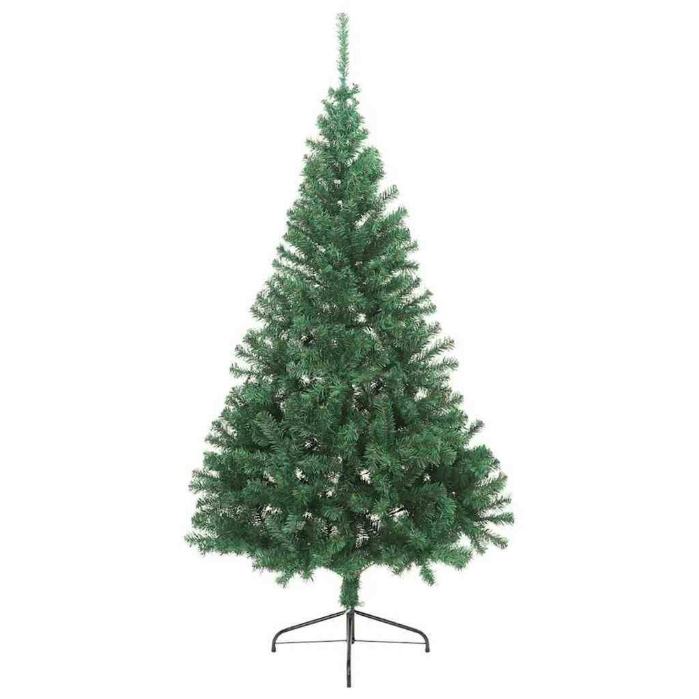 Kunst Kerstboom met verlichting met 300 LED Groen 210 cm PVC