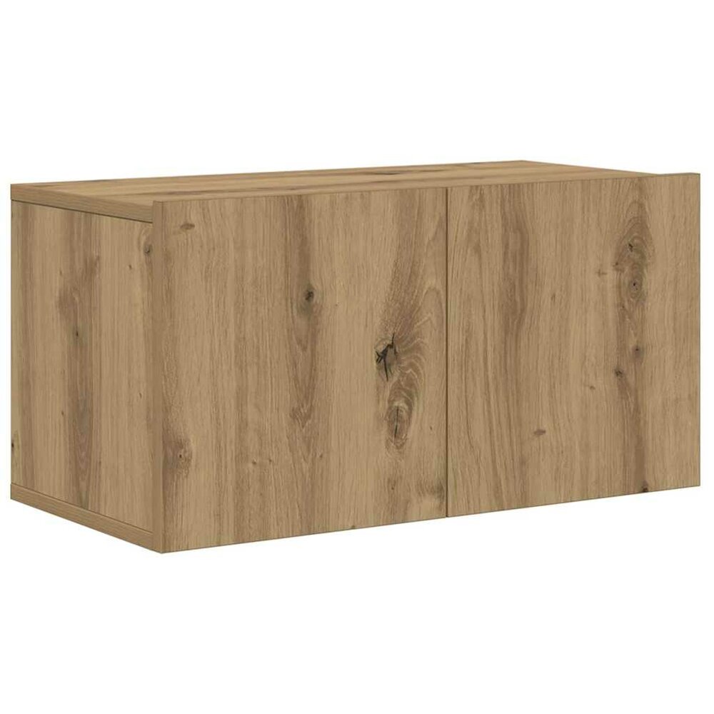 Tv-meubelset Wouter 4 pcs artisanaal eikenkleurig 30.5 x 30 x 110 cm