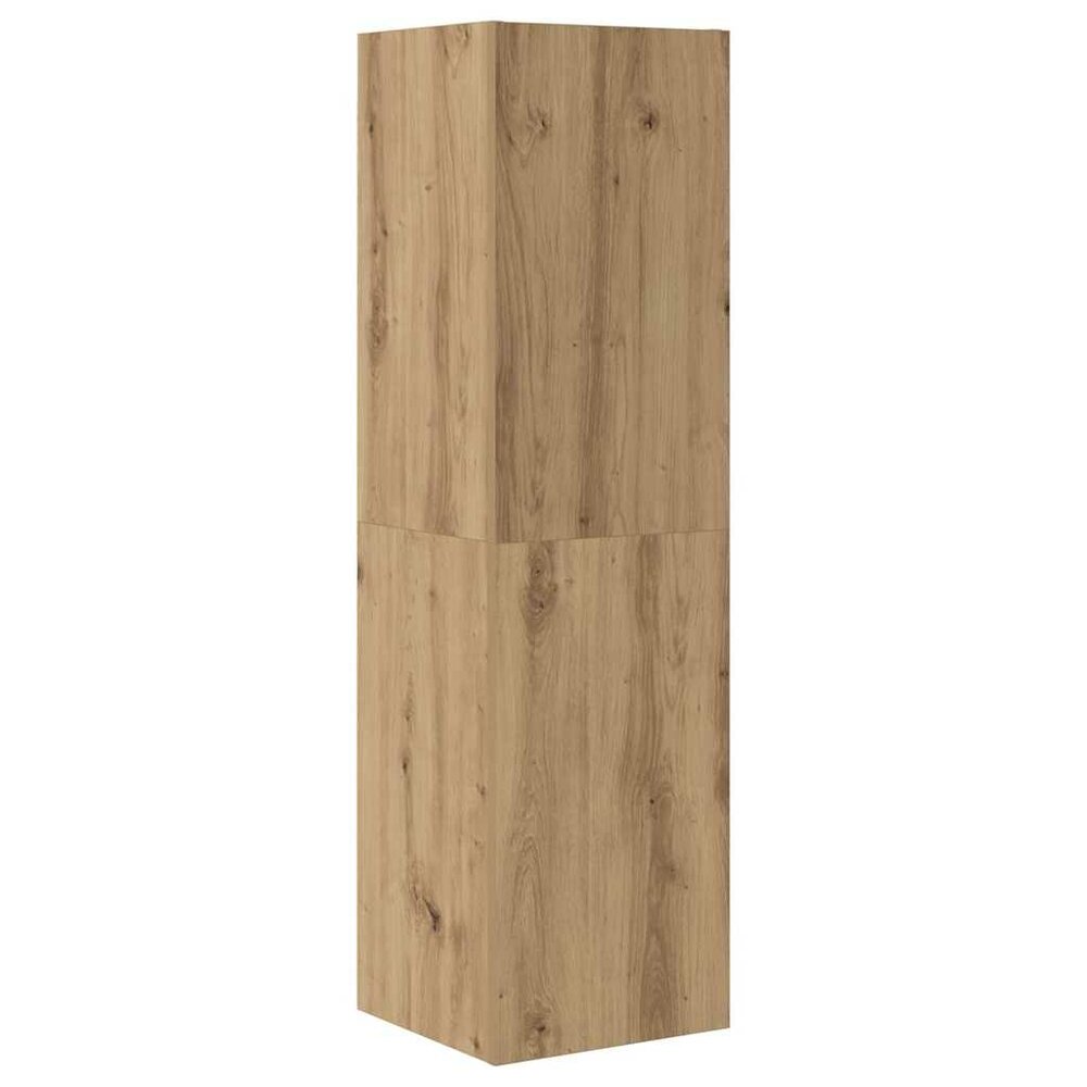 Tv-meubelset Wouter 4 pcs artisanaal eikenkleurig 30.5 x 30 x 110 cm