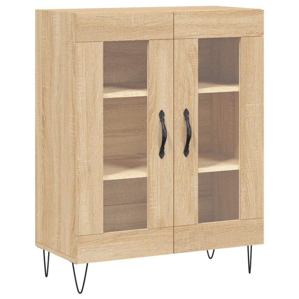 Hoge kast Sjoerd 69,5x34x180 cm hout sonoma eikenkleurig