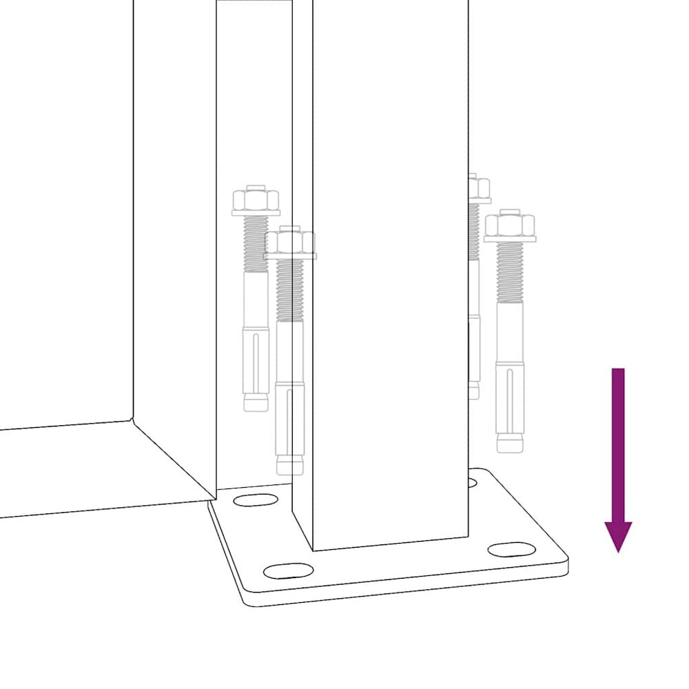 Tuinpoort - tuindeur bruin design gras 100x200 cm cortenstaal