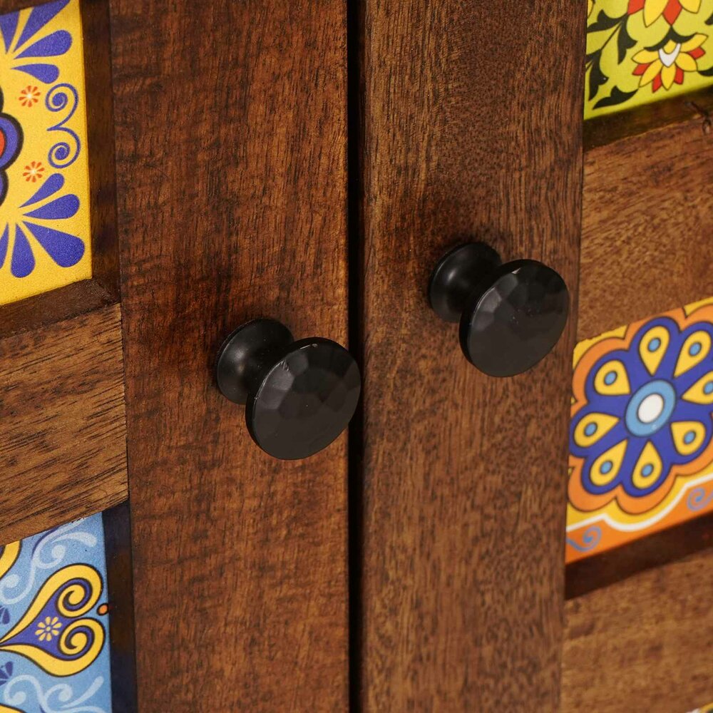 Kast Brian Walnotenhout 60 x 33,5 x 100 cm Massief Mango Hout