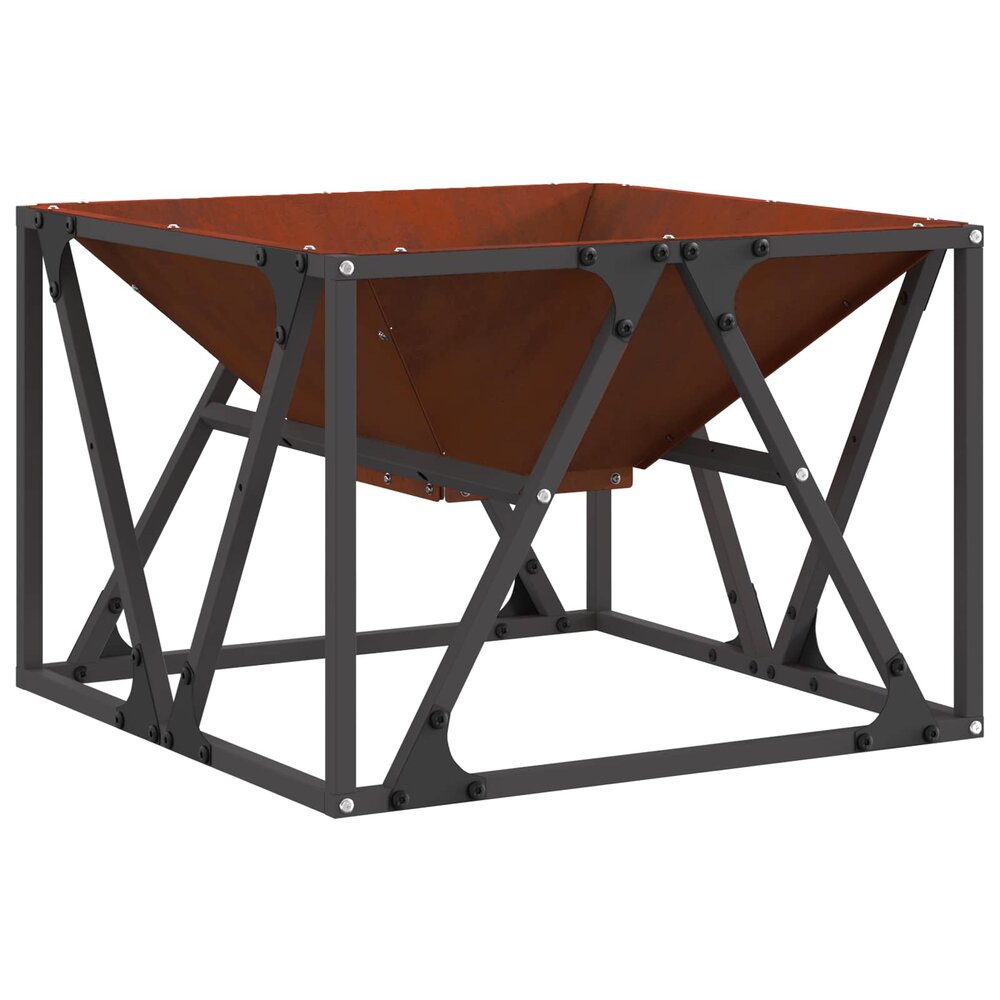 Vuurkorf Design Bruin 50 x 50 x 35 cm Cortenstaal