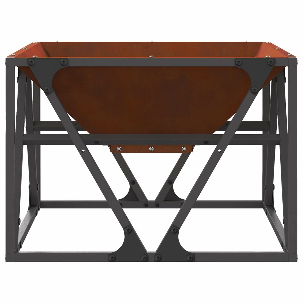 Vuurkorf Design Bruin 50 x 50 x 35 cm Cortenstaal
