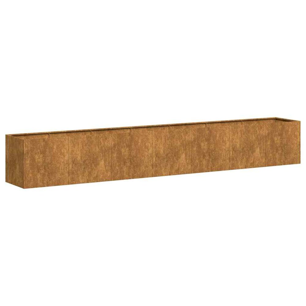 Plantenbak Armin roestig 280x40x40 cm weervast cortenstaal