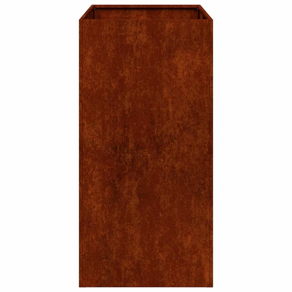 Plantenbak Memo roestig 40x80x80 cm weervast cortenstaal