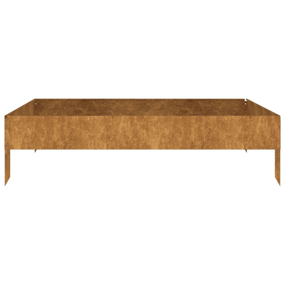 Plantenbak Hanna verhoogd 100x100x26 cm cortenstaal