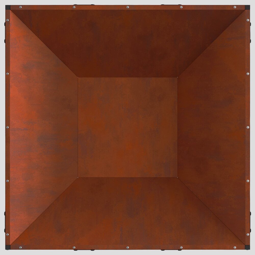 Vuurkorf Trax Bruin 80 x 80 x 40 cm Cortenstaal tuinhaard