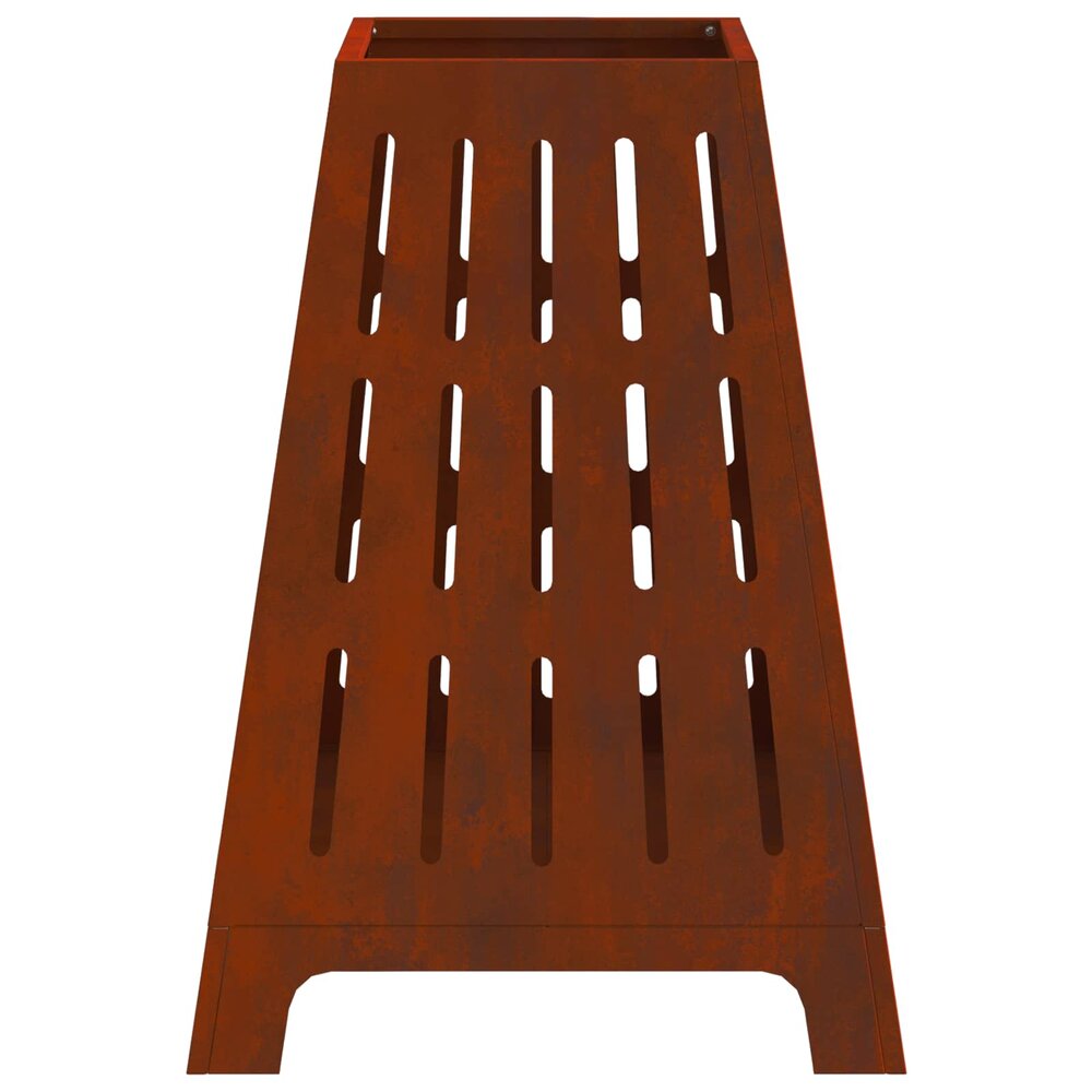 Vuurkorf Corps Bruin 50 x 50 x 70 cm Cortenstaal tuinhaard