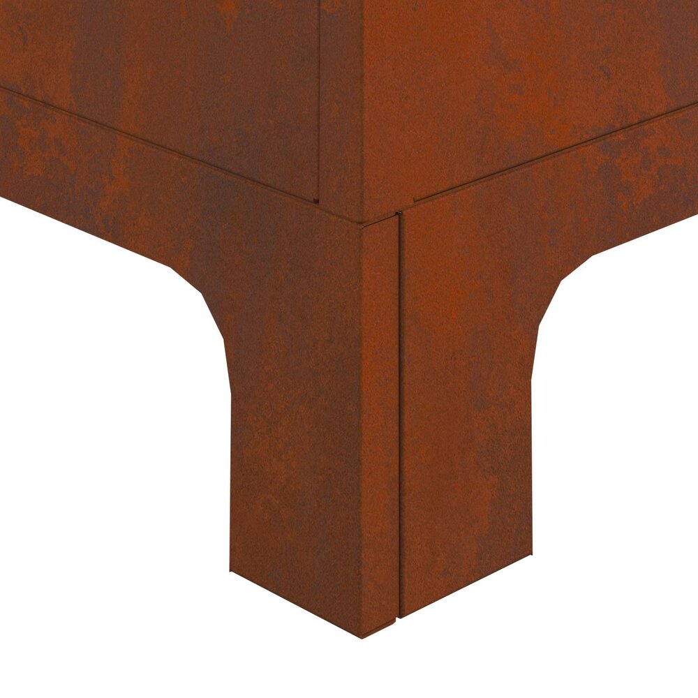 Vuurkorf Corps Bruin 50 x 50 x 70 cm Cortenstaal tuinhaard