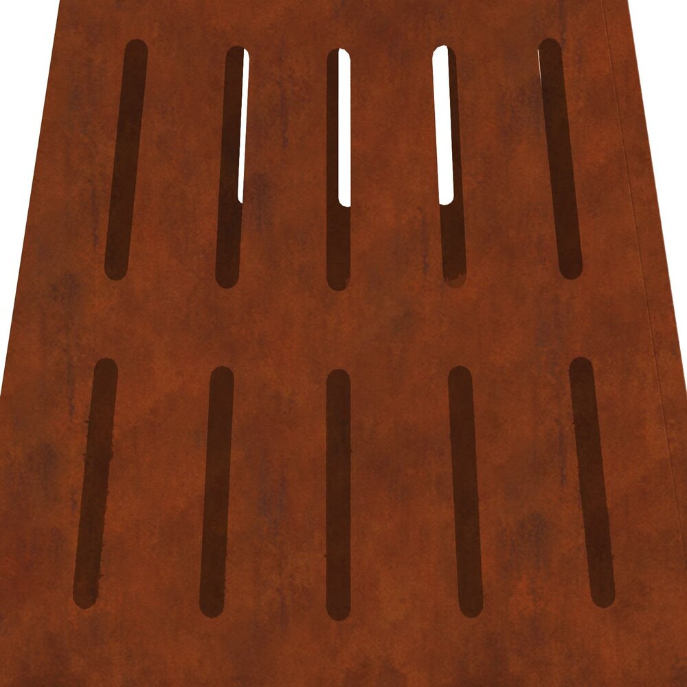 Vuurkorf Corps Bruin 50 x 50 x 70 cm Cortenstaal tuinhaard