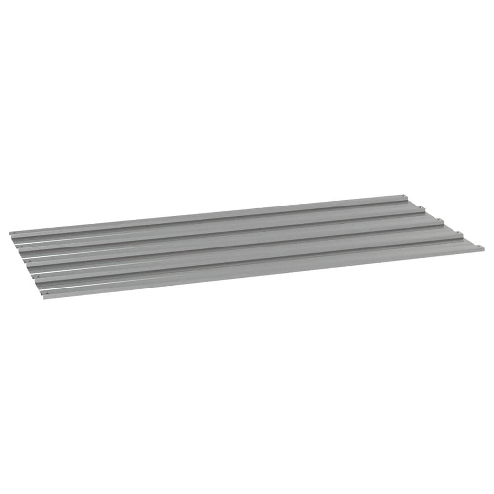 Dakpanelen SET 12 st 100x44 cm cortenstaal roestig