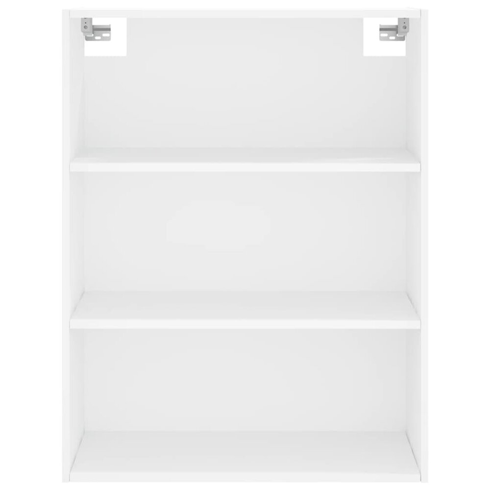 Hoge kast Wim  69,5x34x180 cm bewerkt hout wit