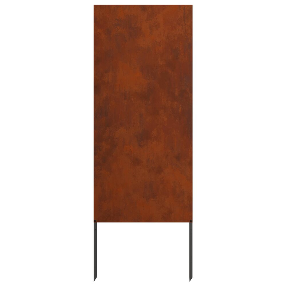 Tuin Privacy Screen Fretwerk Roestig 50 x 140 cm Cortenstaal