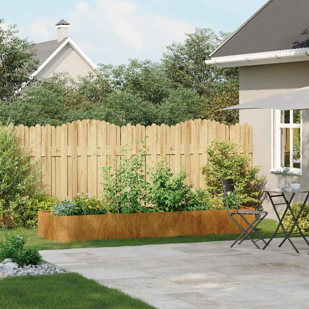 Plantenbak Royaal roestig 280x80x40 cm weervast staal cortenstaal