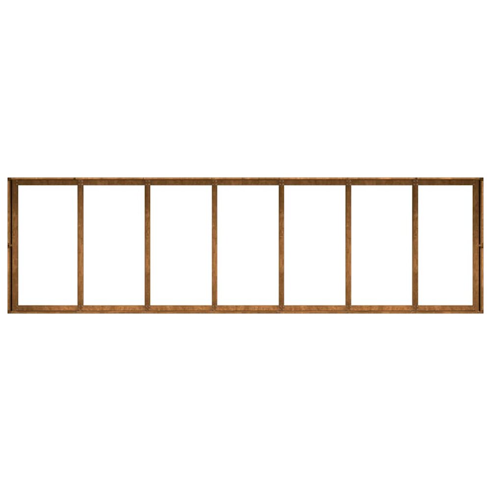 Plantenbak Royaal roestig 280x80x40 cm weervast staal cortenstaal