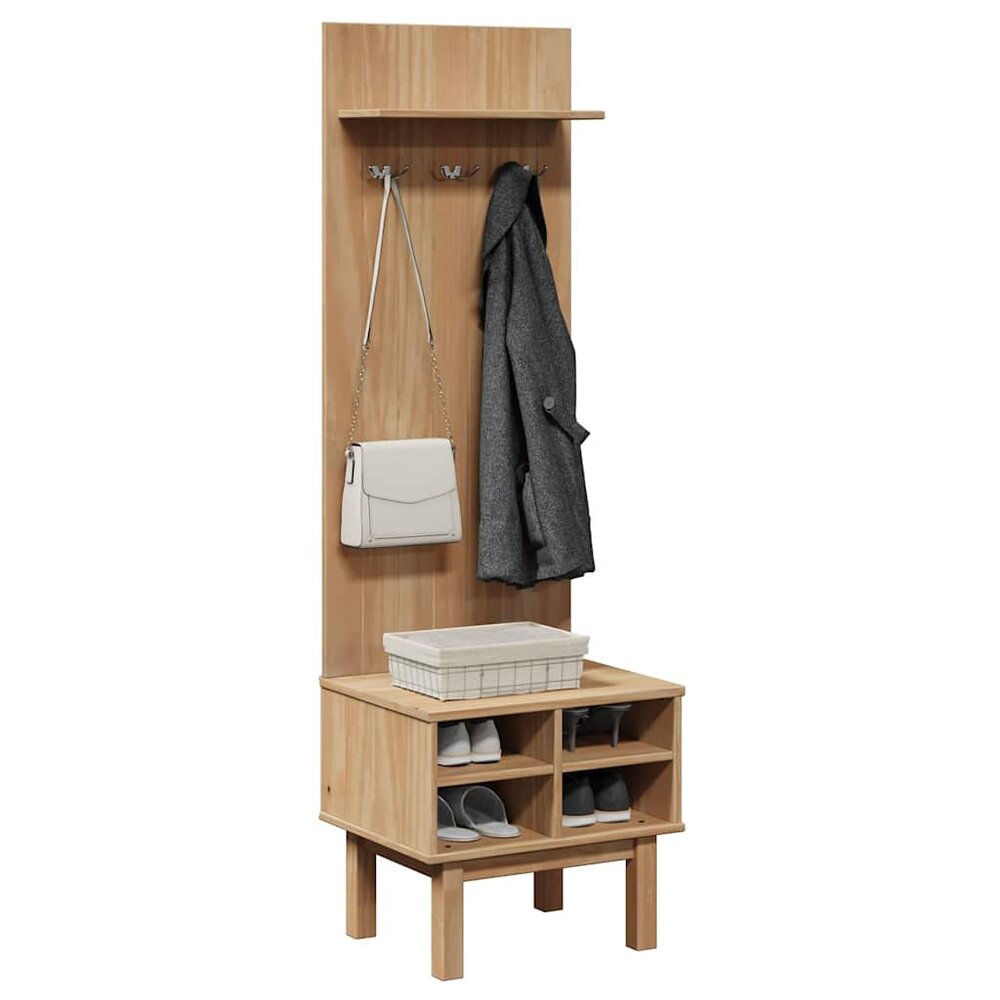 Halkast Carina 50x40x160 cm massief grenenhout