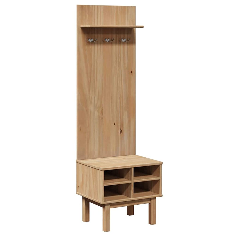 Halkast Carina 50x40x160 cm massief grenenhout