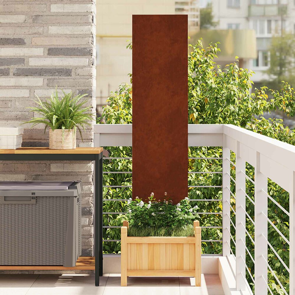Tuin Privacy Screen Arti Roestig 32 x 140 cm Cortenstaal