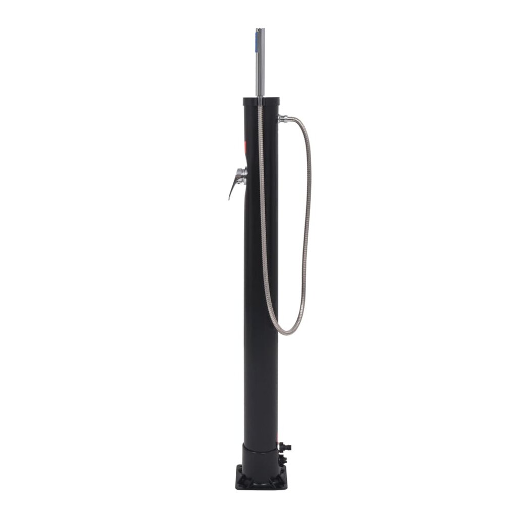 Solar douche 8 L PVC staal met zwart