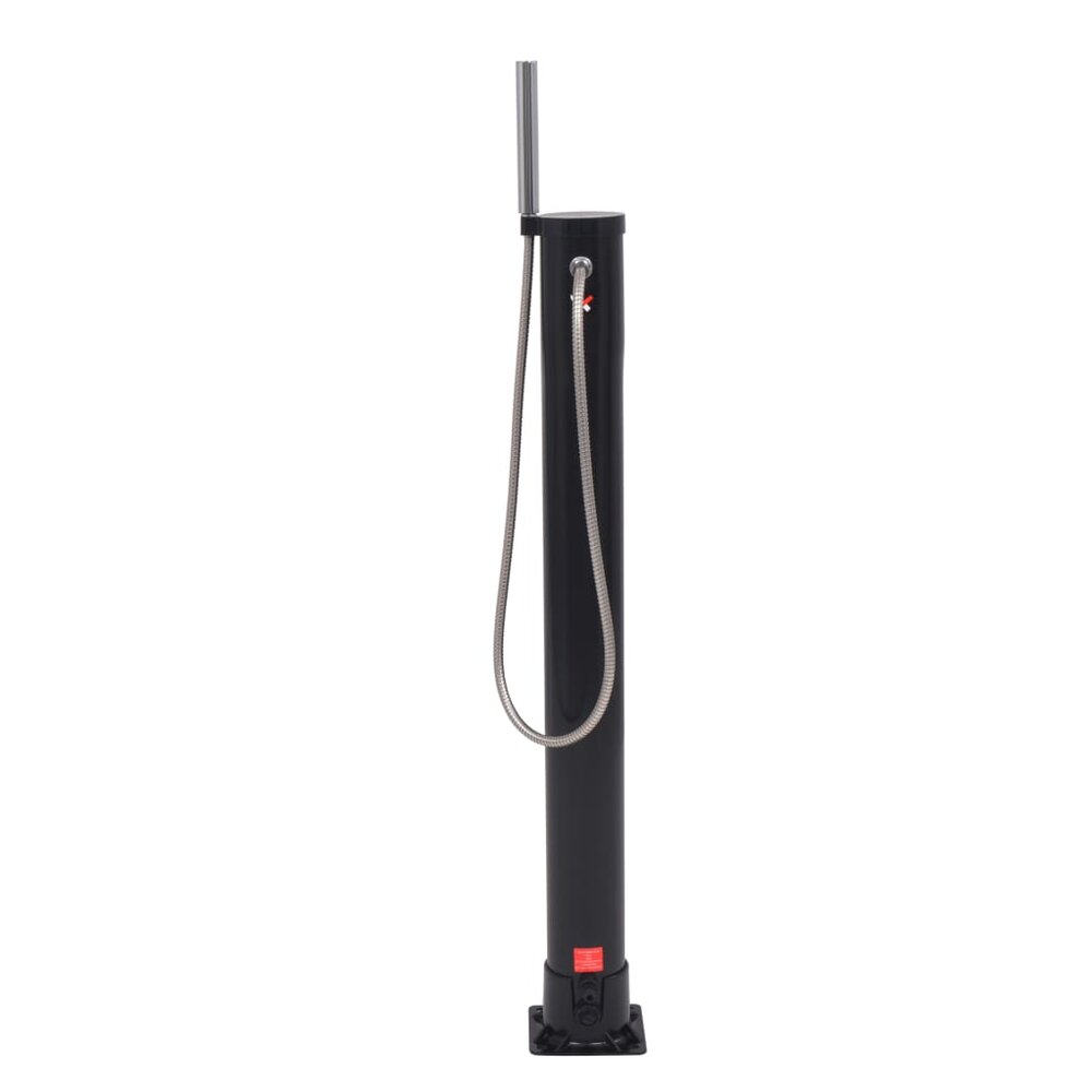 Solar douche 8 L PVC staal met zwart