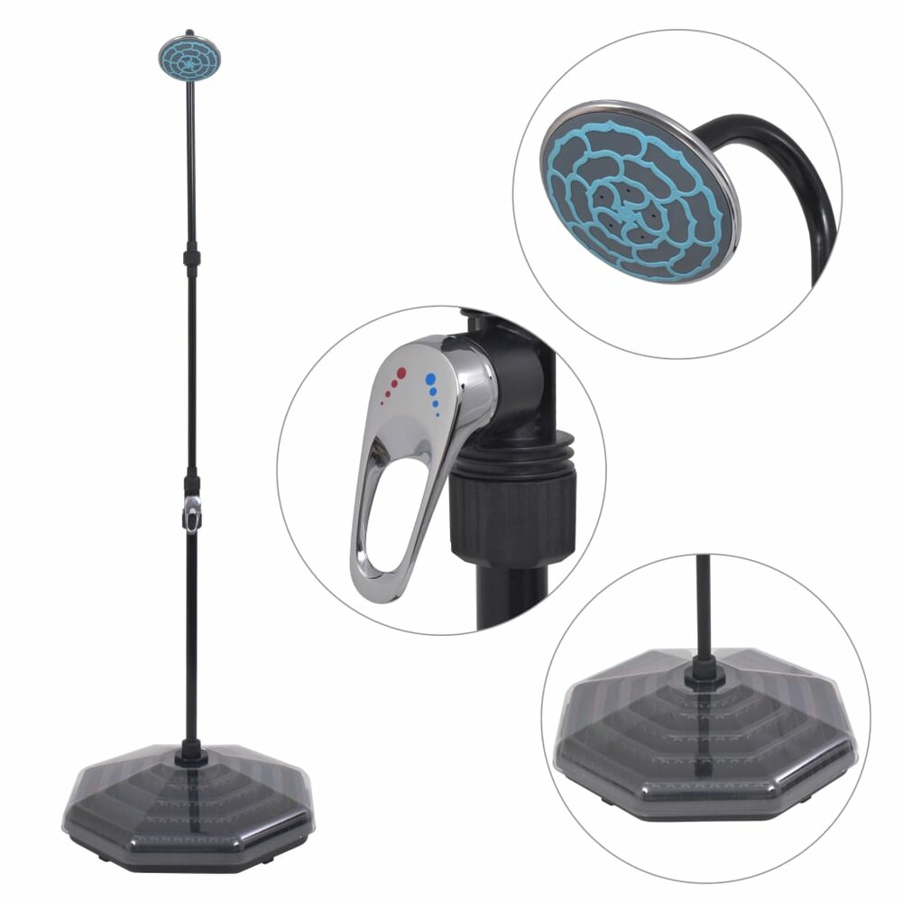 Solar douche Hydra 20 L aluminium HDPE