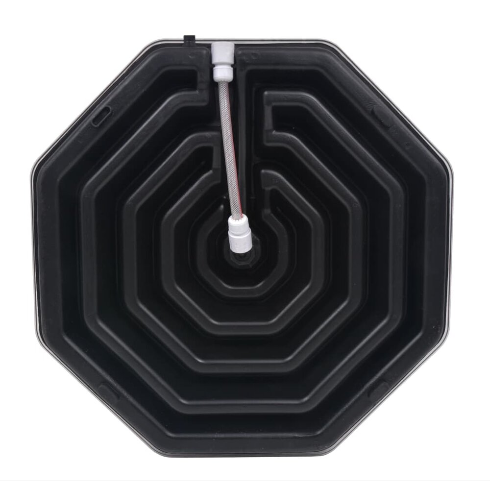 Solar douche Hydra 20 L aluminium HDPE onderkant
