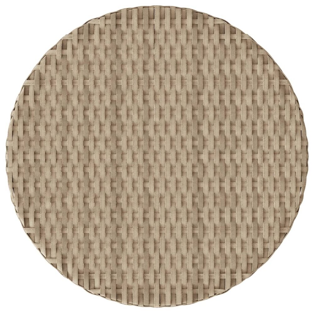 Bistroset Minga met kussens poly rattan beige - 3-delig