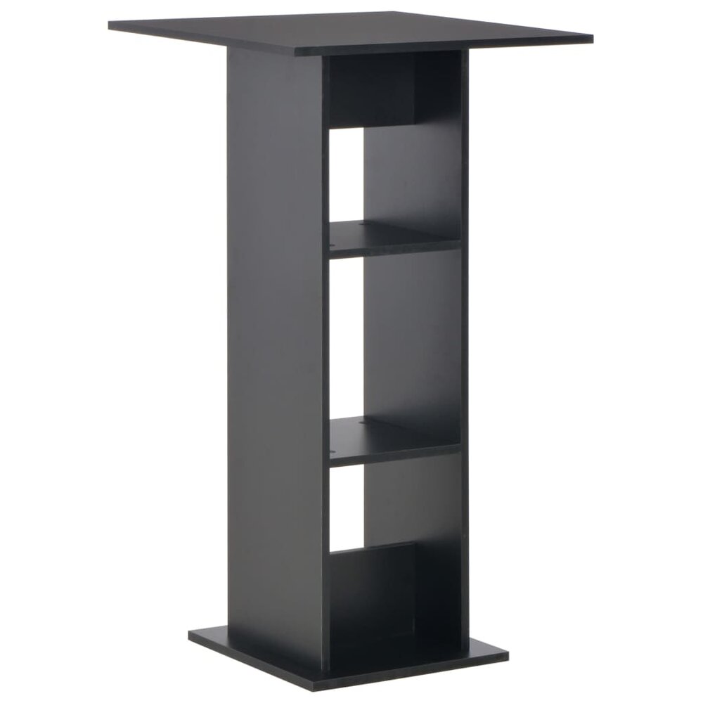 Bartafel Frits 60x60x110 cm zwart