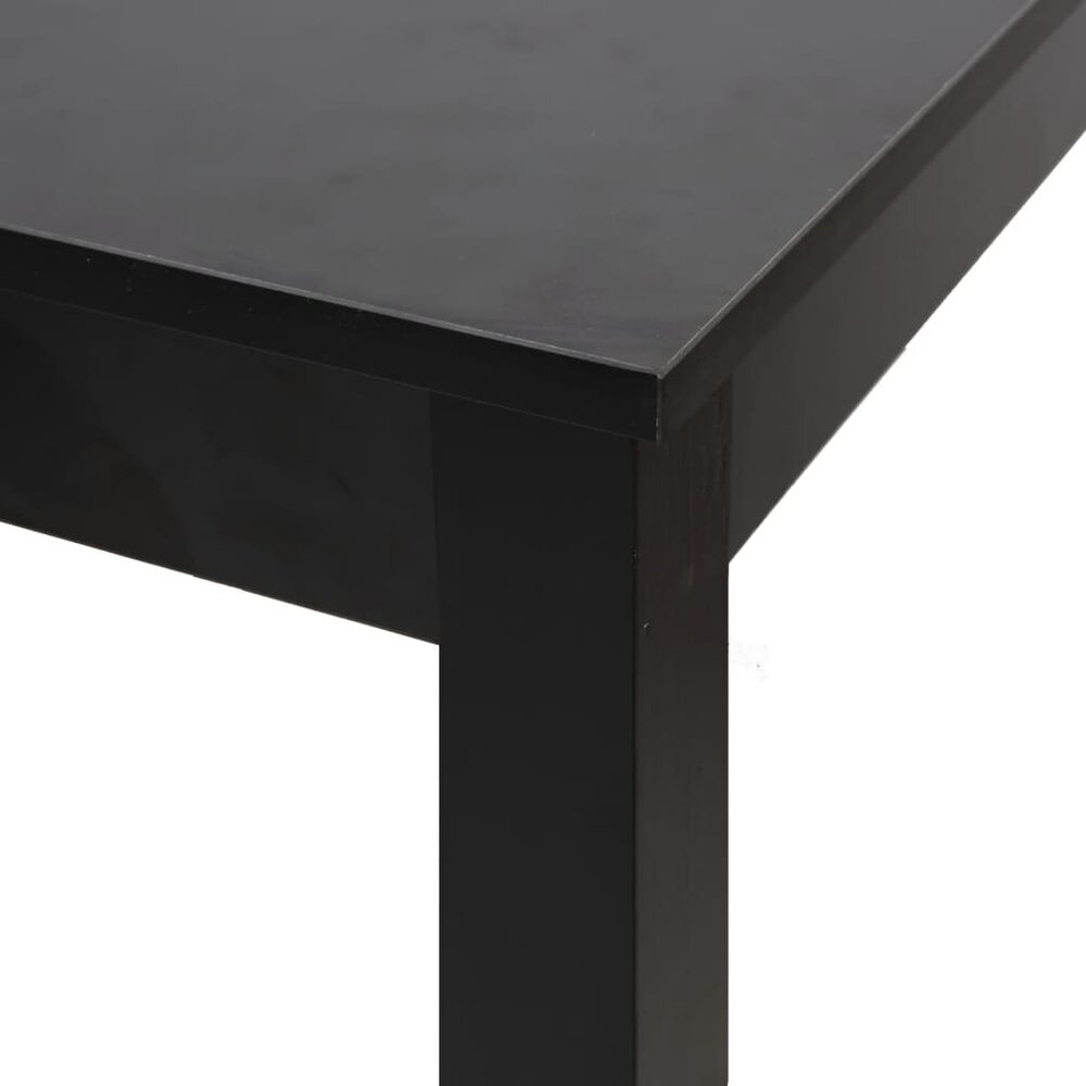 Bartafel Manders 115x55x107 cm MDF zwart