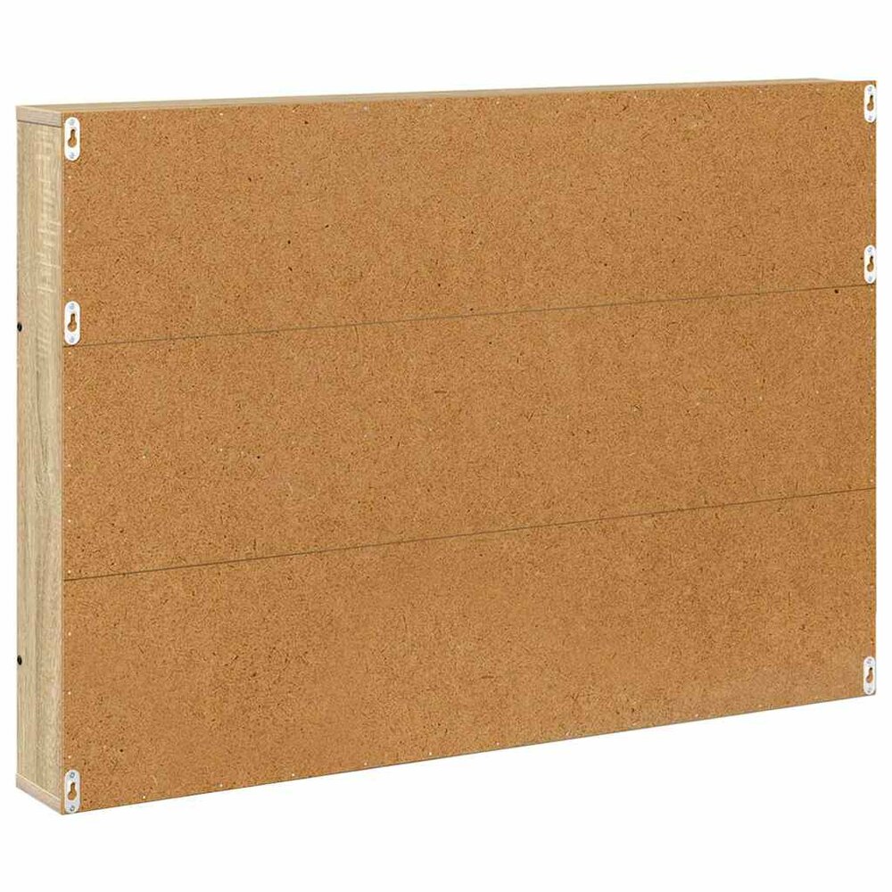 Tijdschrift wandrek Varia 2 st Sonoma Eiken 100 x 12 x 70 cm 