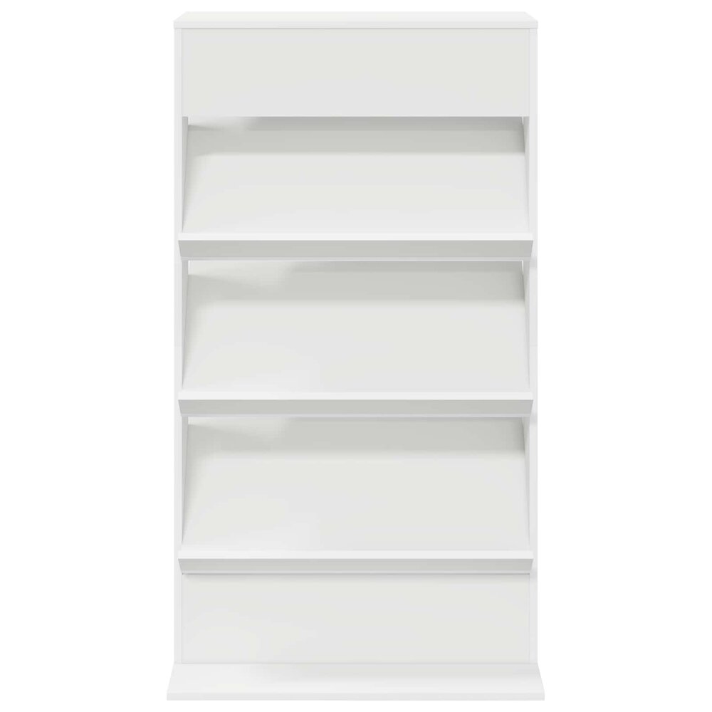 Tijdschrift Rek Magazine Wit 70 x 41 x 126 cm Bewerkt hout