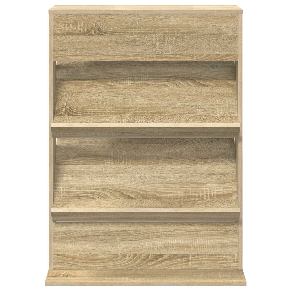 Tijdschrift Rek Magazine Sonoma Eiken 70 x 41 x 96 cm Bewerkt hout - vooraanzicht