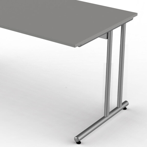 Kerkmann - Bureau Profi grijs 160cm detail