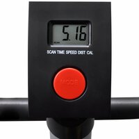 Hometrainer met zadel en display