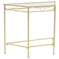 Wandtafel Piaff  87x34x73 cm metaal goud