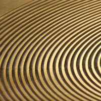 Salontafel Queen set 2 tafels zwart met goud