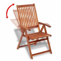 Meubelen-Online - Tuinstoel Simone armleuning set 2 st acaciahout