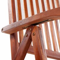 Meubelen-Online - Tuinstoel Simone armleuning set 2 st acaciahout
