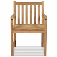 Meubelen-Online - Tuinstoel HG set 2 st massief teakhout