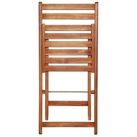 Meubelen-Online - Tuinstoelen Marloes set 2 st hout opvouwbaar