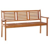 Meubelen-Online - Tuinbank Timo 3-zits 150 cm massief eucalyptushout
