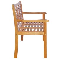 Meubelen-Online - Tuinbank Timo 3-zits 150 cm massief eucalyptushout